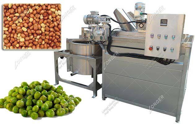 automatic broad beans fryer machine