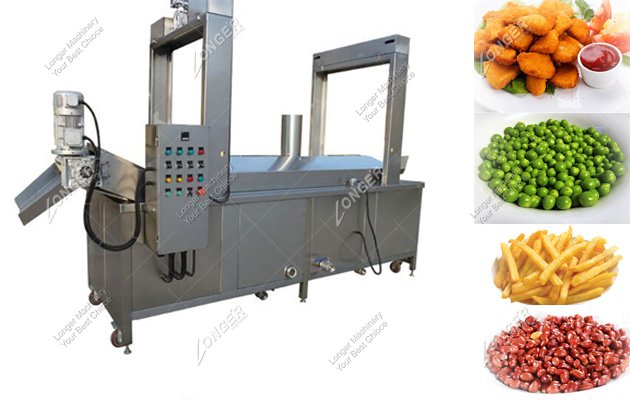 Continuous Peanut Frying Machine