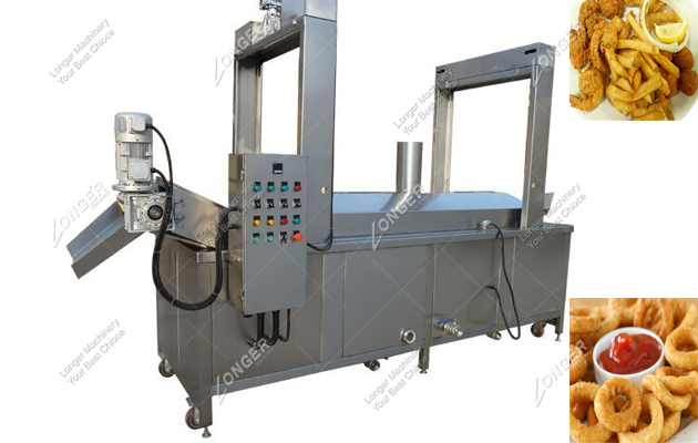 Continuous Puffed Food Frying Machine 