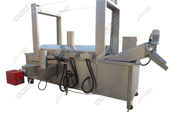 Continuous Peanut Frying Machine