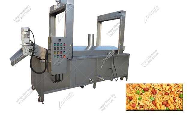 Continuous namkeen fryer machine