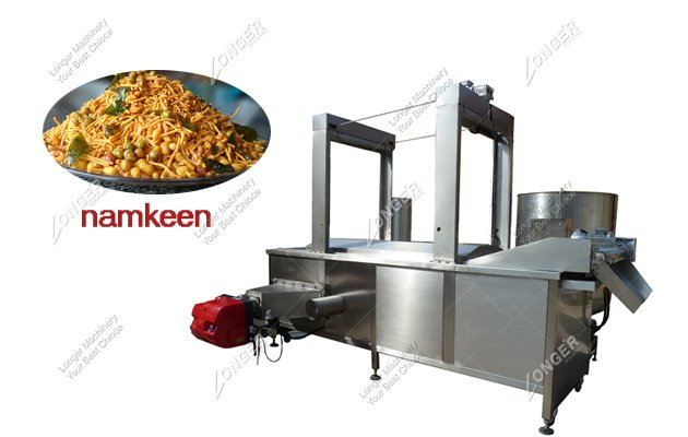 Continuous Namkeen Fryer Machine