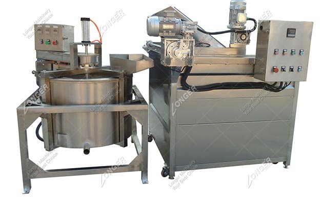 automatic broad beans fryer machine