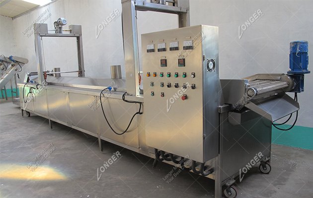 automatic corn chips fryer machine