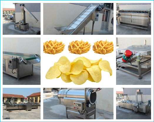 potato crisps fryer machine