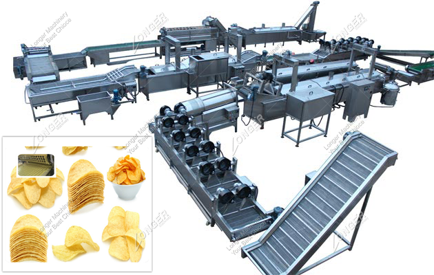 potato crisps production line