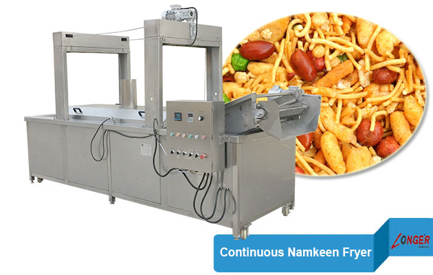 Continuous Namkeen Fryer Machine