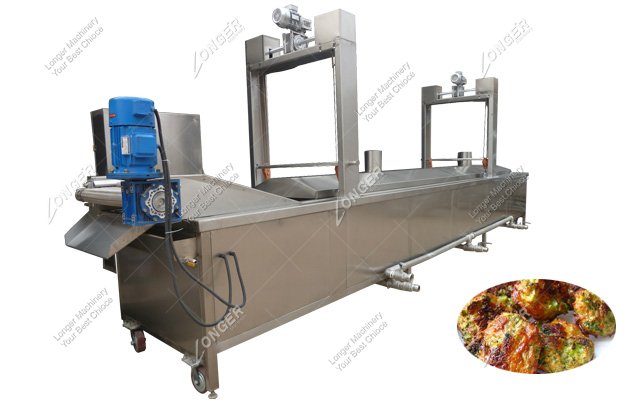 Broccoli Bite Frying Machine