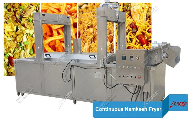 Continuous Namkeen Fryer Machine