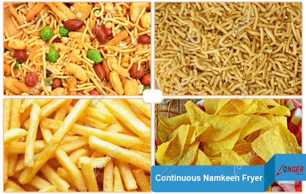 Continuous Namkeen Frying Machine