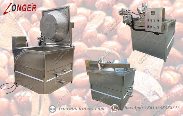 Continuous Peanut deep fat Fryer Machine