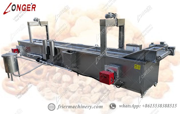 water and oil mixed frying machine