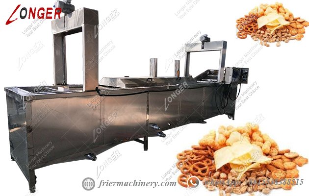 automatic snack food frying machine