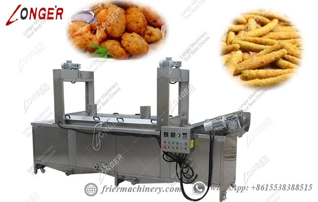 automatic frying machine for snack food