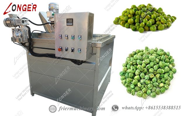 Green peas nut frying machine