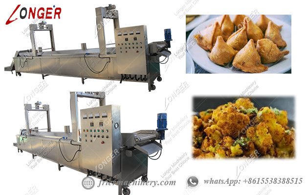 Automatic continuous frying machine