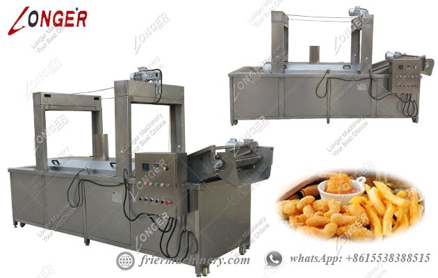 Continuous frying machine