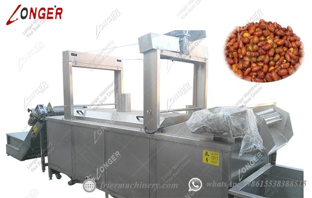 Peanut frying machine